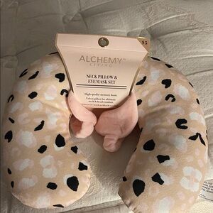 Alchemy Living Neck Pillow & Eye Mask Set